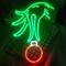 Christmas Neon Sign Dimmable Christmas Neon Lights Led Neon Signs Green Light Up Neon Sign for Bedroom Kids Room Living Room Gift Xmas Party